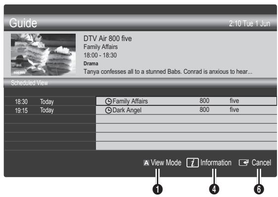 SAMSUNG UE-22C4005PW - Using Scheduled View - 1