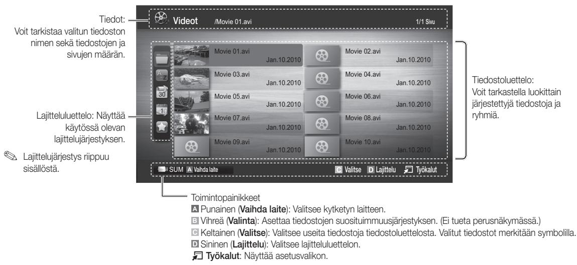 SAMSUNG UE-22C4005PW - USB-laitteen kytkeminen - 3