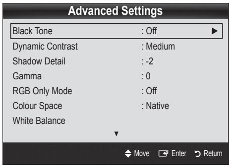 SAMSUNG UE-22C4005PW - Advanced Settings - 2