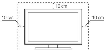 SAMSUNG UE-22C4005PW - Securing the Installation Space - 1