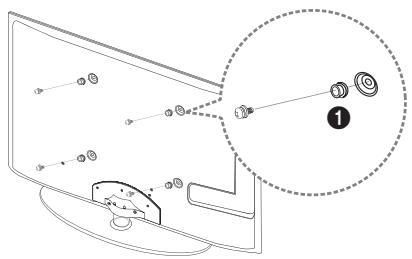 SAMSUNG UE-22C4005PW - Alternative A. Installera SAMSUNG vaggstativ - 1