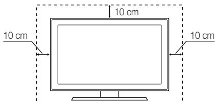 SAMSUNG UE-26C4000PW - Securing the Installation Space - 3