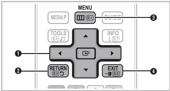 SAMSUNG UE-26C4000PW - How to Navigate Menus - 1