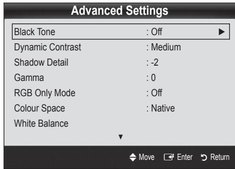 SAMSUNG UE-26C4000PW - Advanced Settings - 2