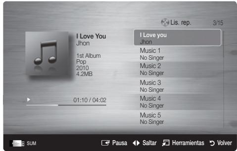 SAMSUNG UE-26C4000PW - Reproduccion de musica - 3