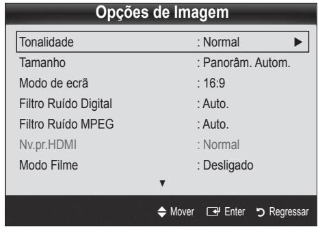 SAMSUNG UE-26C4000PW - Opçoes de Imagem - 2