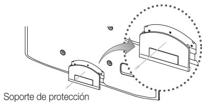 SAMSUNG UE-26C4000PW - Montaje del soporte de proteccion - 1