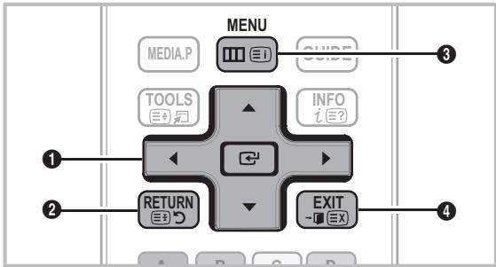 SAMSUNG UE-26C4000PW - Como percorrer os menus - 1