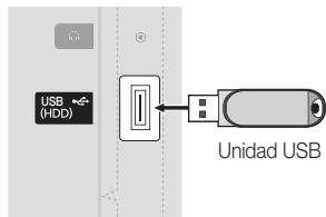 SAMSUNG UE-26C4000PW - Conexión de un dispositivo USB - 1