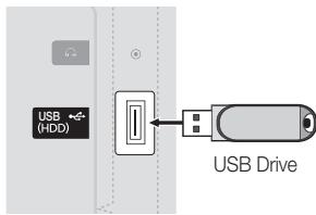 SAMSUNG UE-26C4000PW - Connecting a USB Device - 1