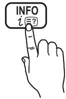 SAMSUNG UE-26C4000PW - Using the INFO button (Now & Next guide) - 1