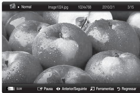 SAMSUNG UE-26C4000PW - Visualização de uma fotografia (ou apareção de diapositivos) - 1