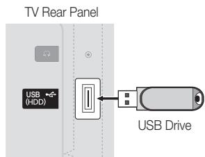 SAMSUNG UE-26C4005 - Connecting a USB Device - 1