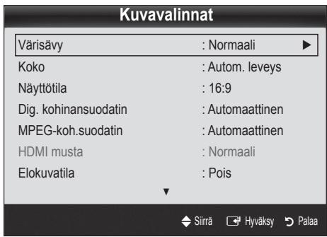 SAMSUNG UE-26C4005 - Kuvavalinnat - 2