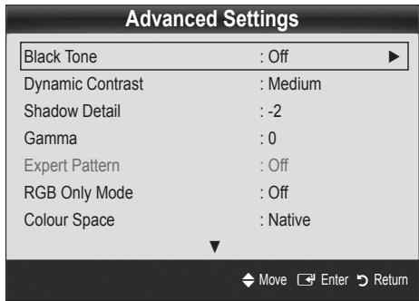 SAMSUNG UE-32C6710 - Advanced Settings - 2