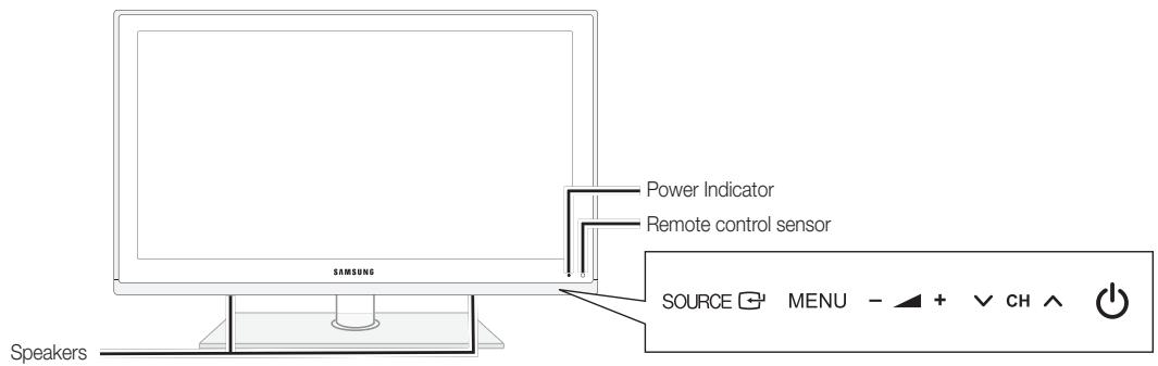 SAMSUNG UE-32C6710 - Viewing the Control Panel - 1