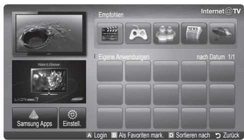 SAMSUNG UE-32C6710 - Erste Schritte mit Internet@TV - 2