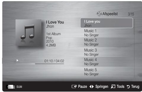 SAMSUNG UE-32C6710 - Muziek afspelen - 2