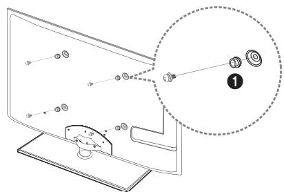 SAMSUNG UE-32C6710 - Voorbereiding voor installmentie van de muurbevestiging - 1