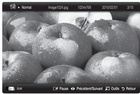 SAMSUNG UE-32C6710 - Visualisation d'une photo (ou d'un diaporama) - 1