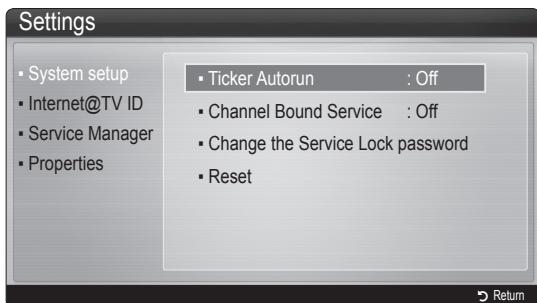SAMSUNG UE-32C6710 - Settings - 1