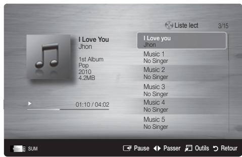 SAMSUNG UE-32C6710 - Lecture de musique - 1