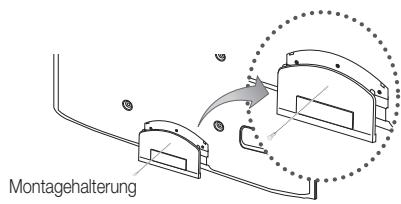 SAMSUNG UE-32C6710 - Montieren der Montagehalterung - 1