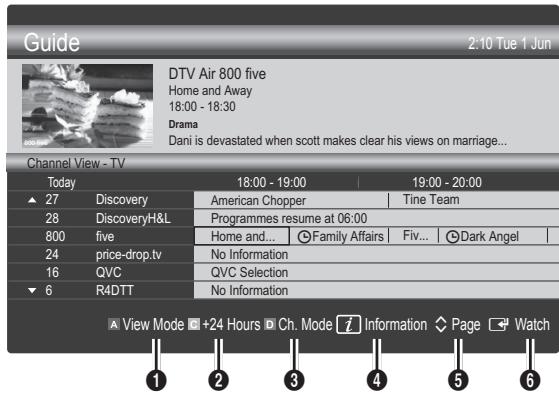 Guide 2:10 Tue 1 Jun DTV Air 800 five Home and Away 18:00 - 18:30 Drama Dani is devastated when scott makes clear his views on marriage... Channel View - TV Today 18:00 - 19:00 19:00 - 20:00 ▲ 27 Discovery American Chopper Tine Team 28 DiscoveryH&L Programmes resume at 06:00 800 five Home and... Family Affairs Fiv... Dark Angel 24 pice-drop.tv No Information 16 QVC QVC Selection ▼ 6 R4DTT No Information View Mode +24 Hours Ch. Mode I.Information Page Watch