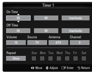 SAMSUNG UE-40B8000XW - ☐ Timer 1 / Timer 2 / Timer 3 - 3
