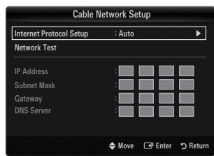 SAMSUNG UE-40B8000XW - Cable Network Setup-Auto - 1