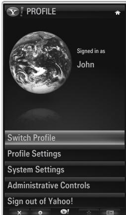 SAMSUNG UE-40B8000XW - De Profile-widget gebruiken - 1