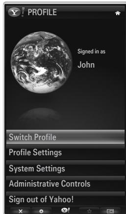 SAMSUNG UE-40B8000XW - Using the Profile Widget - 1
