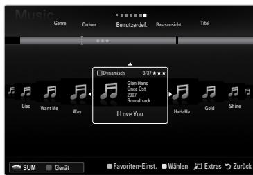 SAMSUNG UE-40B8000XW - ☐ Titel (Music / Movie) - 2