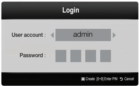 SAMSUNG UE-40C6800 - Account Login - 1
