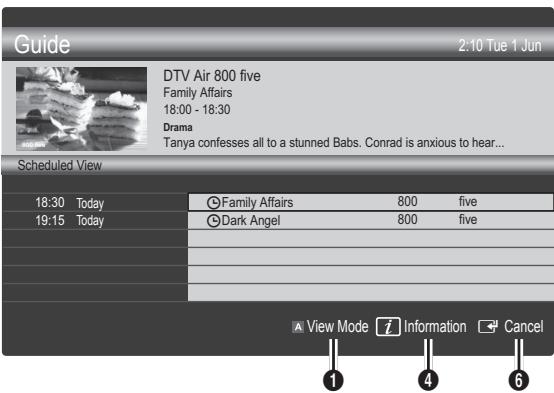 SAMSUNG UE-40C6800 - Using Channel View - 2