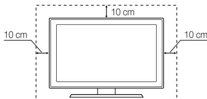 SAMSUNG UE-40C6800 - Securing the Installation Space - 3