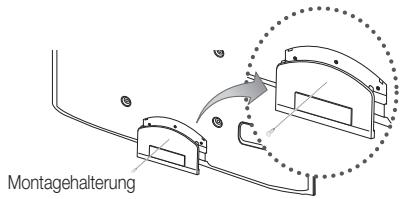 SAMSUNG UE-40C6800 - Montieren der Montagehalterung - 1