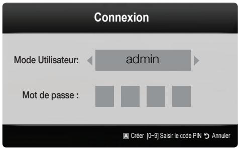 SAMSUNG UE-40C6800 - Connexion au compte - 1
