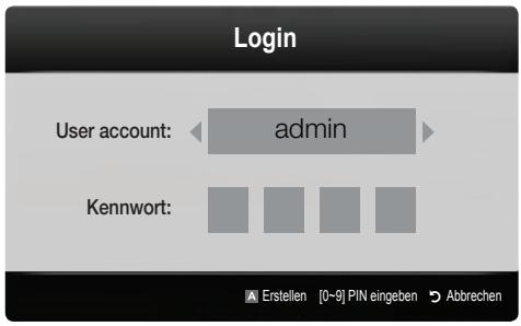 SAMSUNG UE-40C6800 - Anmeldung beim Konto - 1