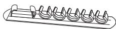 SAMSUNG UE-40C6800 - CAUTION: INSERT SECURELY LEST SHOULD BE DETACHED IN SET - 6