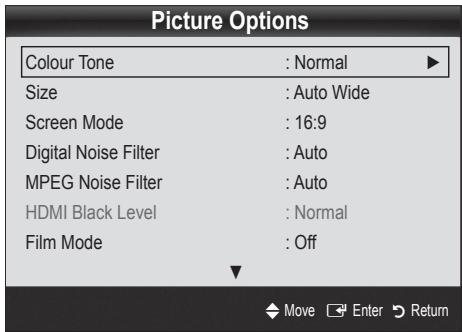 SAMSUNG UE-40C6800 - Advanced Settings - 10