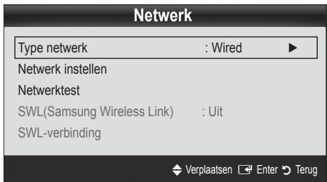 SAMSUNG UE-40C6800 - Network instellen (Auto) - 1