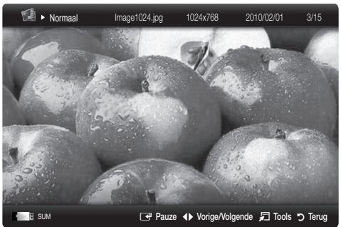 SAMSUNG UE-40C6800 - Een Foto (of Presentatie) weergeven - 1