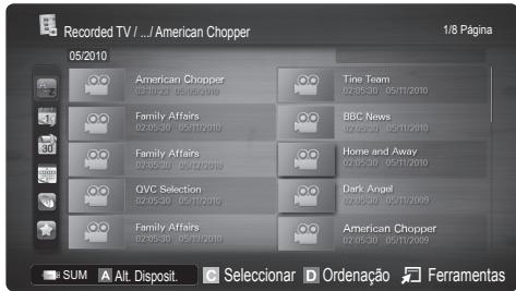 SAMSUNG UE-40C7000WW - Reproduzir o programa de televisão gravado - 1