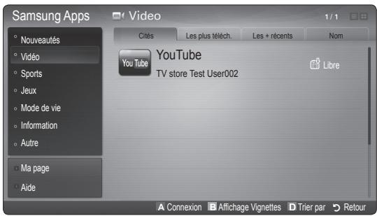 SAMSUNG UE-40C7000WW - Samsung Apps - 1