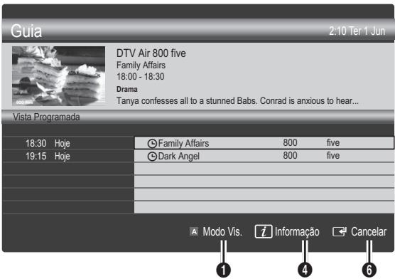 SAMSUNG UE-40C7000WW - Utilização da função Vista Programada - 1