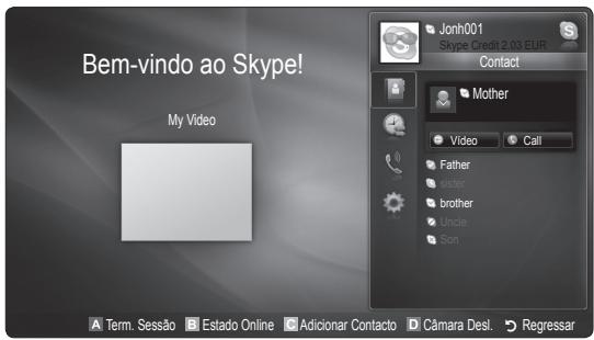 SAMSUNG UE-40C7000WW - Skype - 2