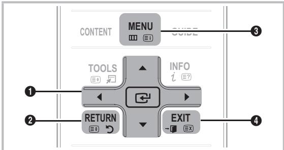 SAMSUNG UE-40C7000WW - Navigation dans les menus - 1