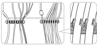 SAMSUNG UE-40C7000WW - Assembling the Cables - 5