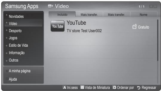 SAMSUNG UE-40C7000WW - Samsung Apps - 1